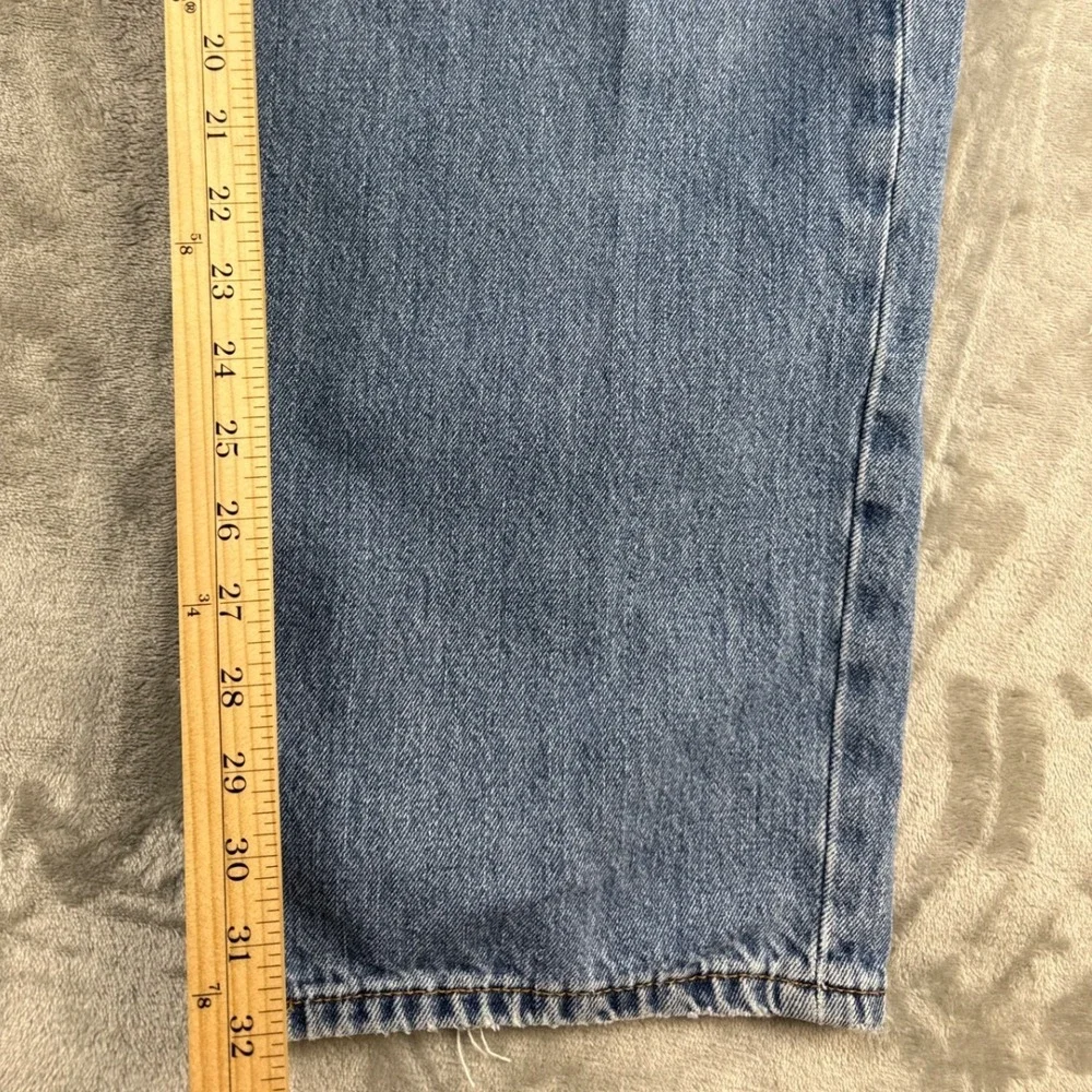 Levis Jeans Mens 42x32 550 Relaxed Fit Blue Denim Medium Wash EUC